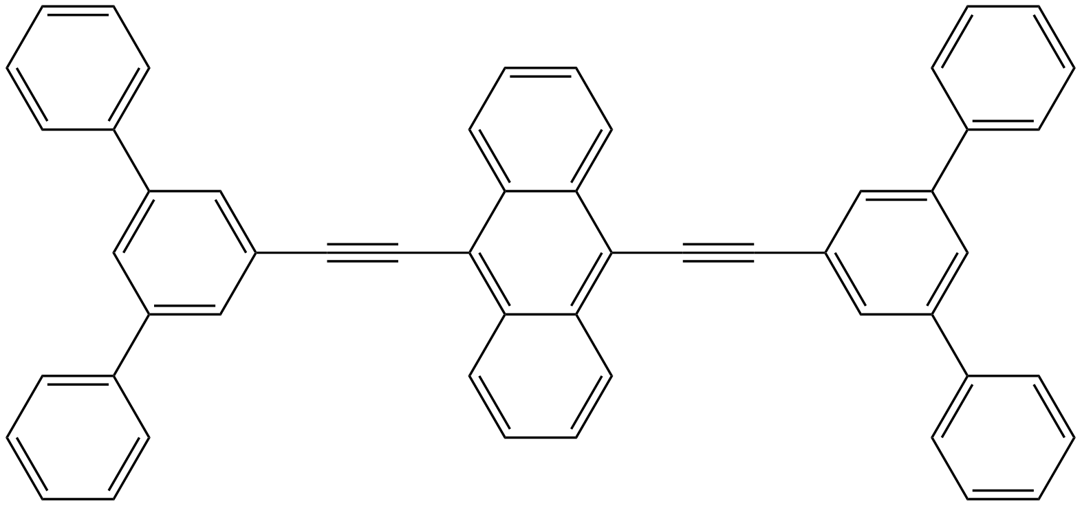 9,10-Bis([1,1':3',1''-terphenyl]-5'-ylethynyl)anthracene/